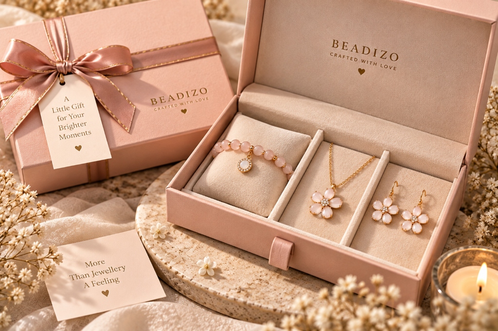 Beadizo gift box with thank you note